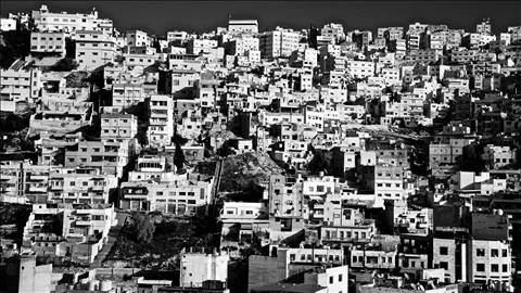 Jordan - Amman  The hills of the city