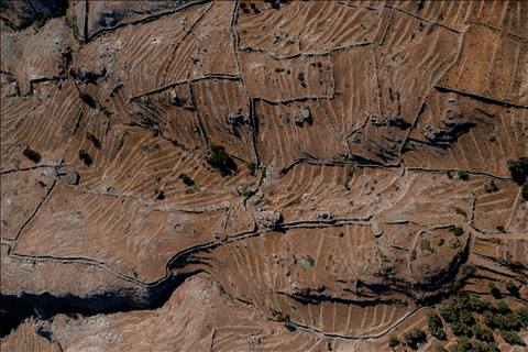 Andros Island - Stone fences of old agricultural lands