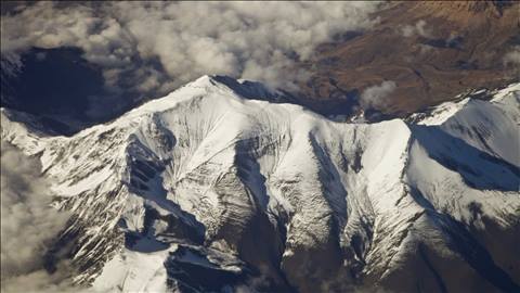 Mountains between Mongolia and China