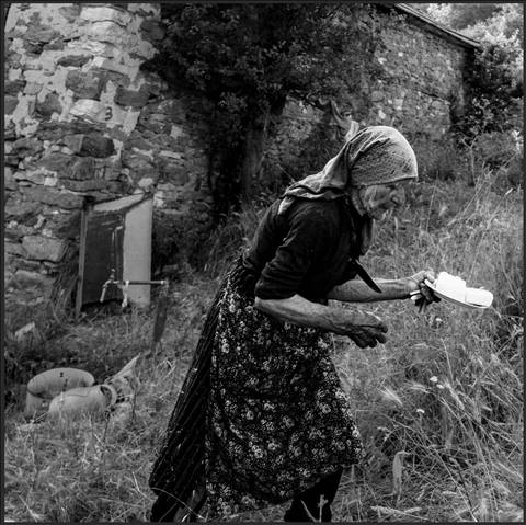 Old woman of the village of Zashle
