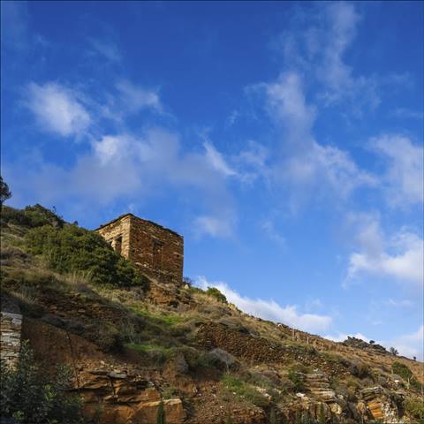 Andros, the ruined settlement of Kalokairini