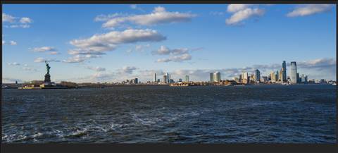 New York, on the boat to State Island